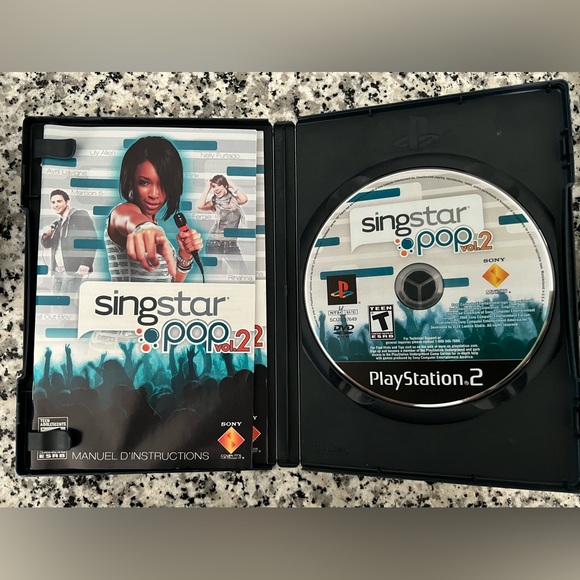 Singstar microphone set, Singstar 80s, 90s & Pop Volume 2 - PlayStation 2 - Picture 4 of 4